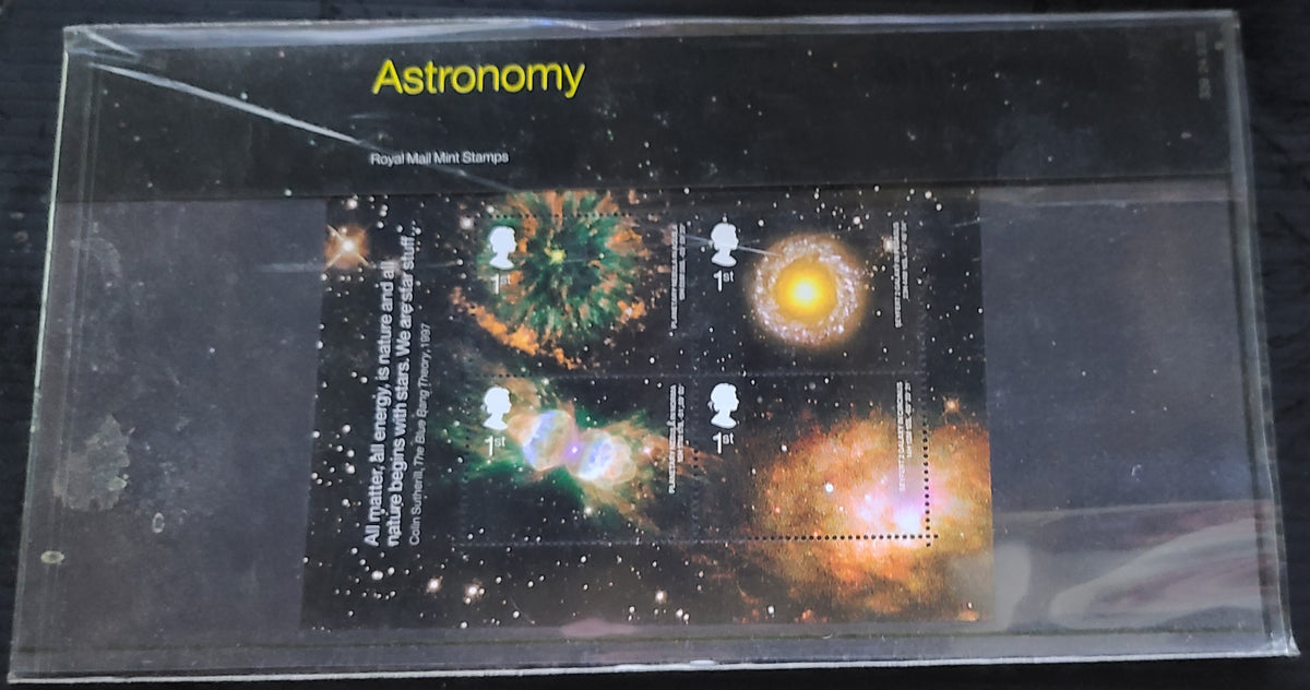BRITAIN PRESENTATION PACK ASTRONOMY 2002 (ORDINARY)