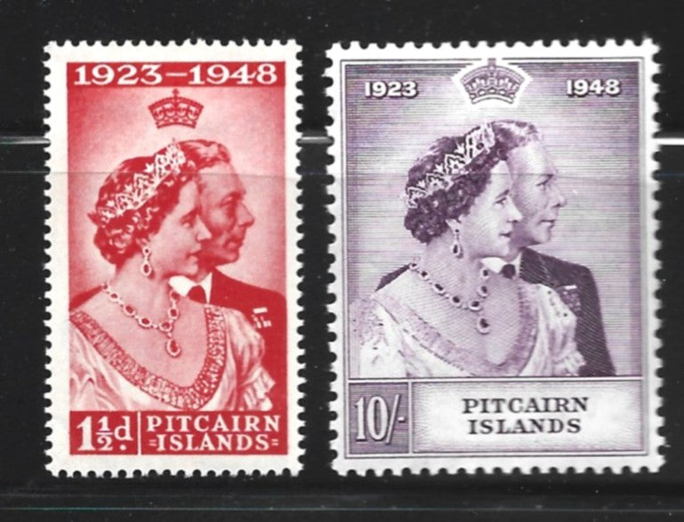 PITCAIRN ISLANDS 1949 SILVER WEDDING