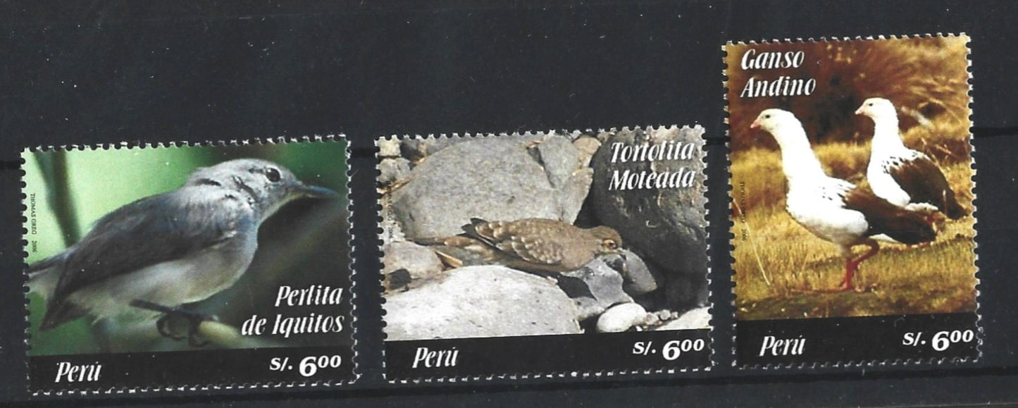 PERU 2006 BIRDS VALUABLE SET
