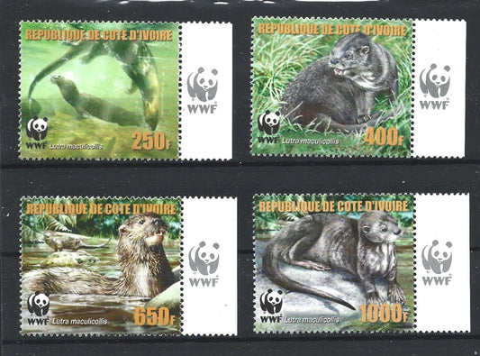IVORY COAST WWF LUTRA MACULICOLLIS 2005