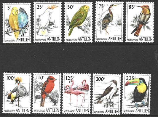 DUTCH ANTILLIES  BIRD SET  1997