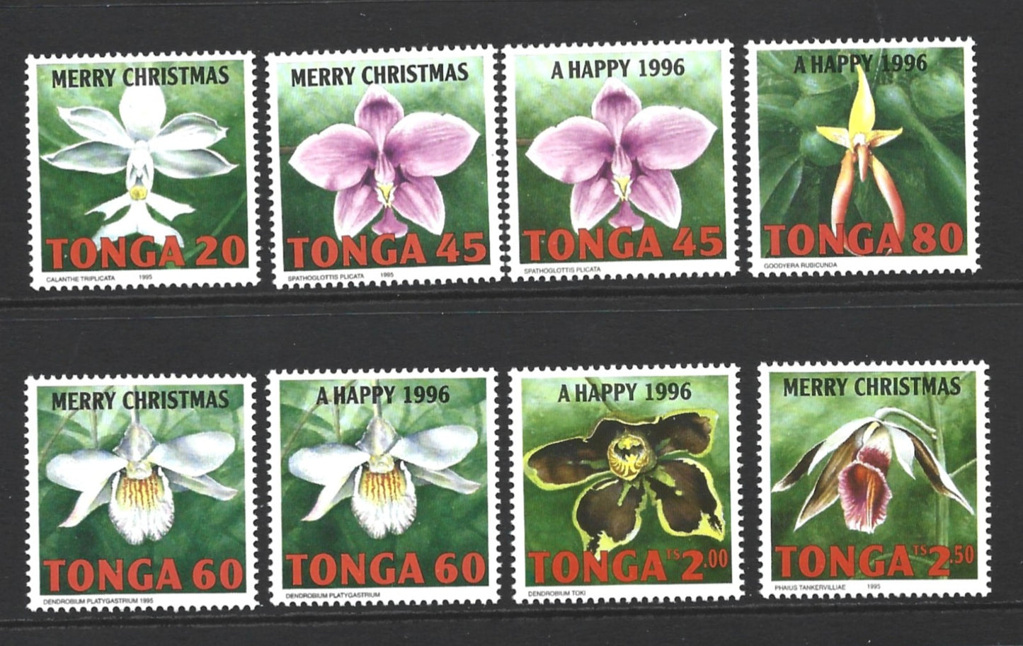 TONGA  CHRISTMAS GREETINGS  1996