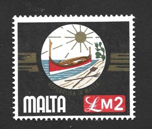 MALTA  DEFINITIVE SET  Contains both M2 issues  1973