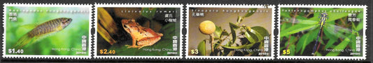 HONG KONG  CHINA   BIO DIVERSITY  STAMPS and MINIATURE SHEET  2010